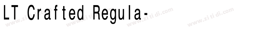 LT Crafted Regula字体转换